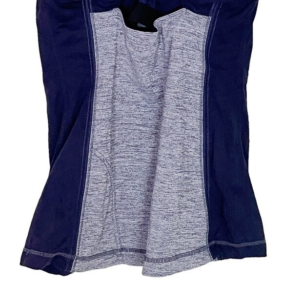 3/$30 Lululemon Get Fit Tank Top Heathered Deep Indigo Women’s Size 6 - Picture 8 of 12
